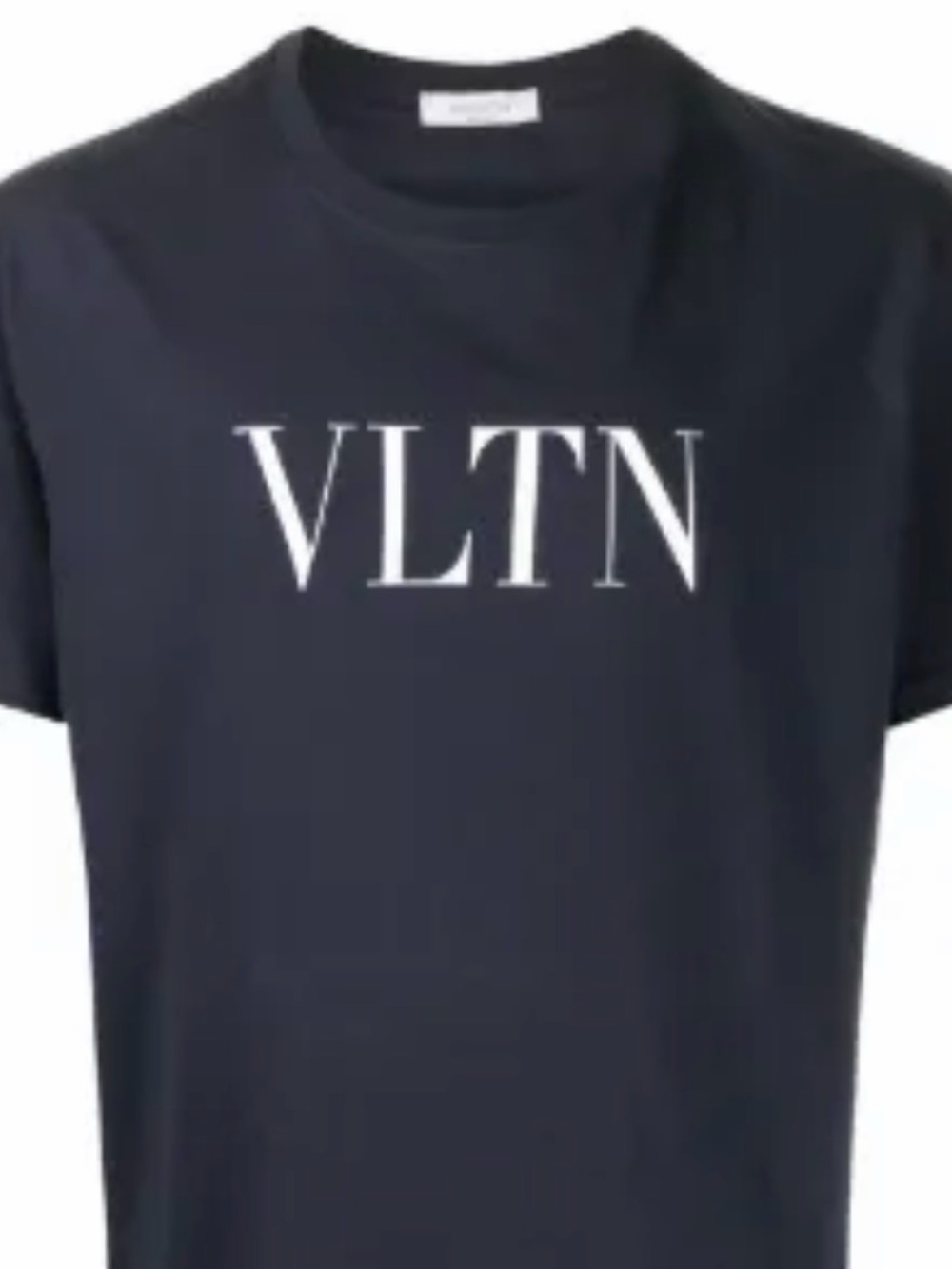 Valentino Garavani Black VLTN Logo Short Sleeve Tee